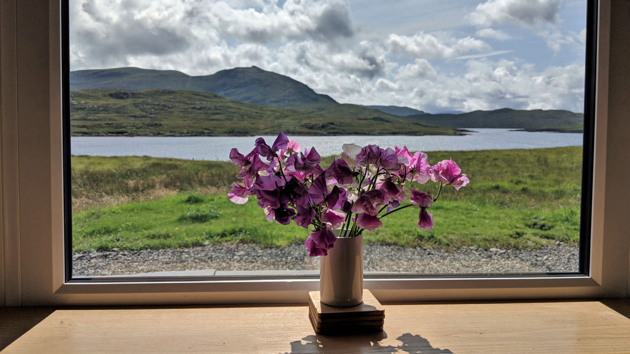 Blackhouse Bothies view